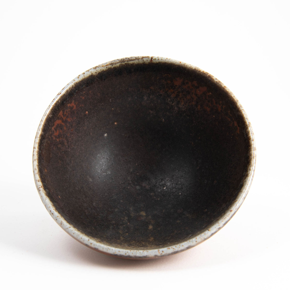 Petit bol à pied Shino rouge