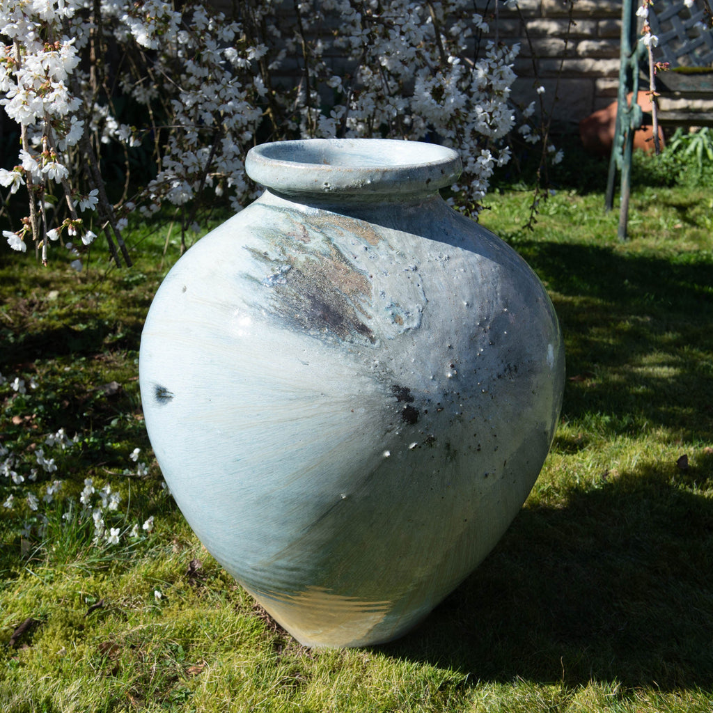 Grand pot en céladon cendré