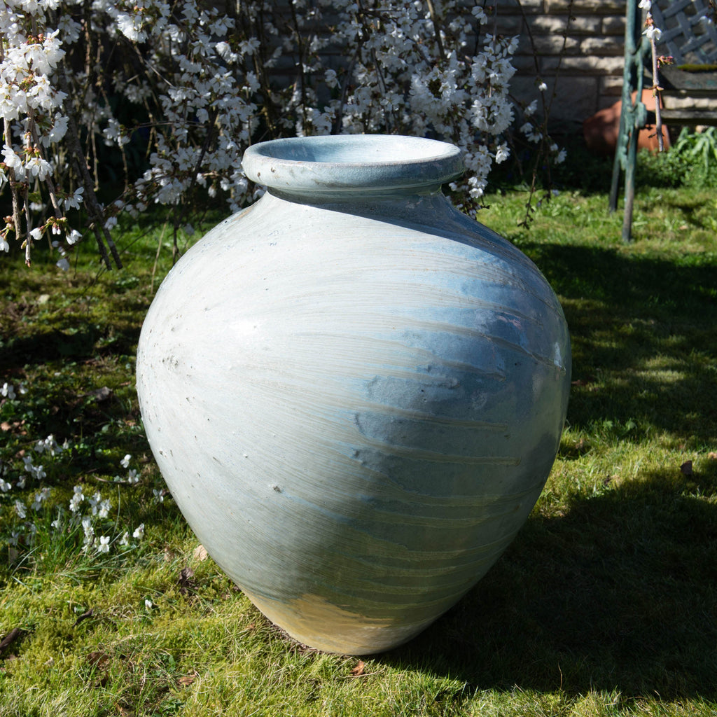 Grand pot en céladon cendré