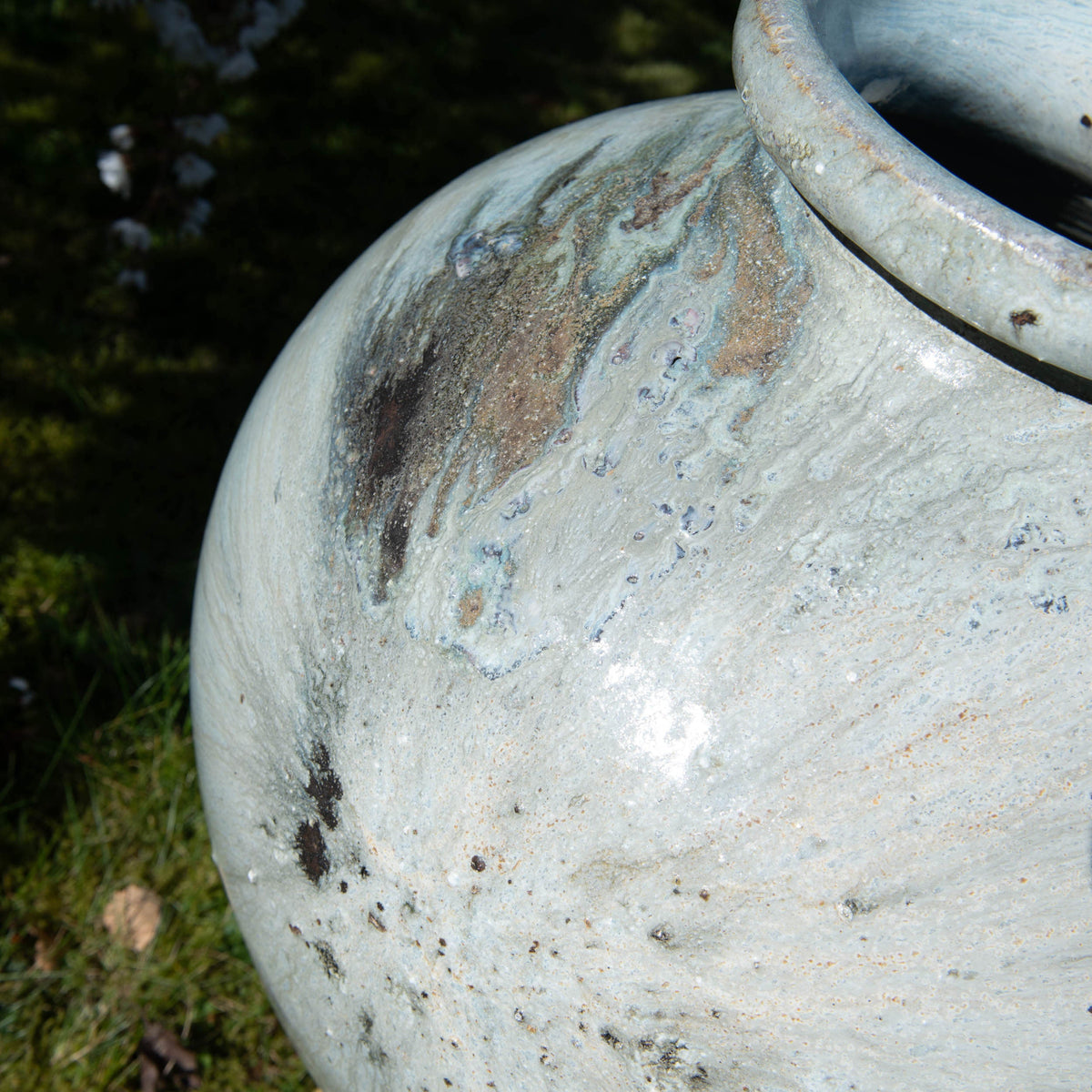 Grand pot en céladon cendré
