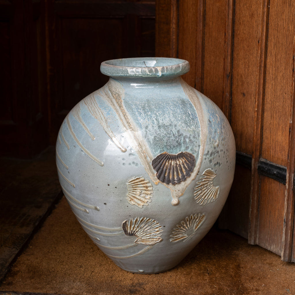 Grand pot en céladon cendré