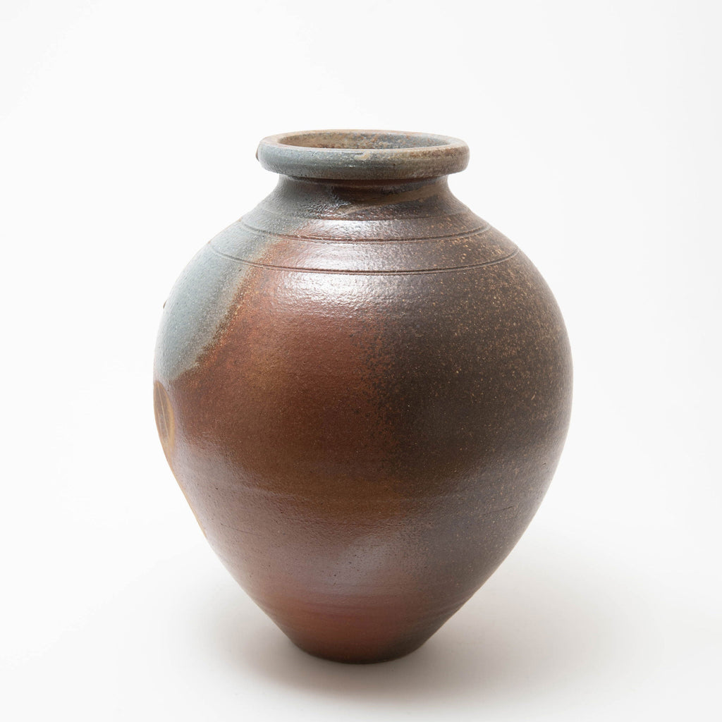 Grand pot en terre cuite latérale non émaillée