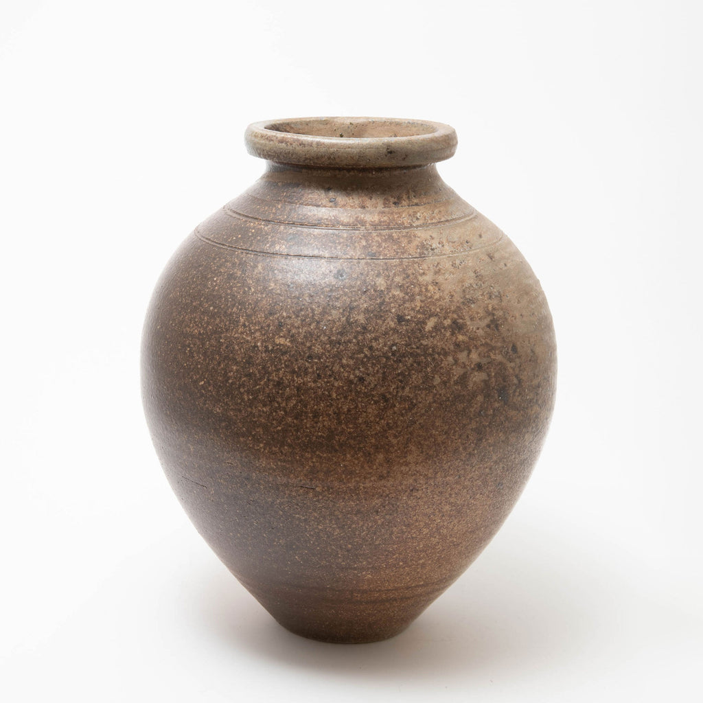 Grand pot en terre cuite latérale non émaillée