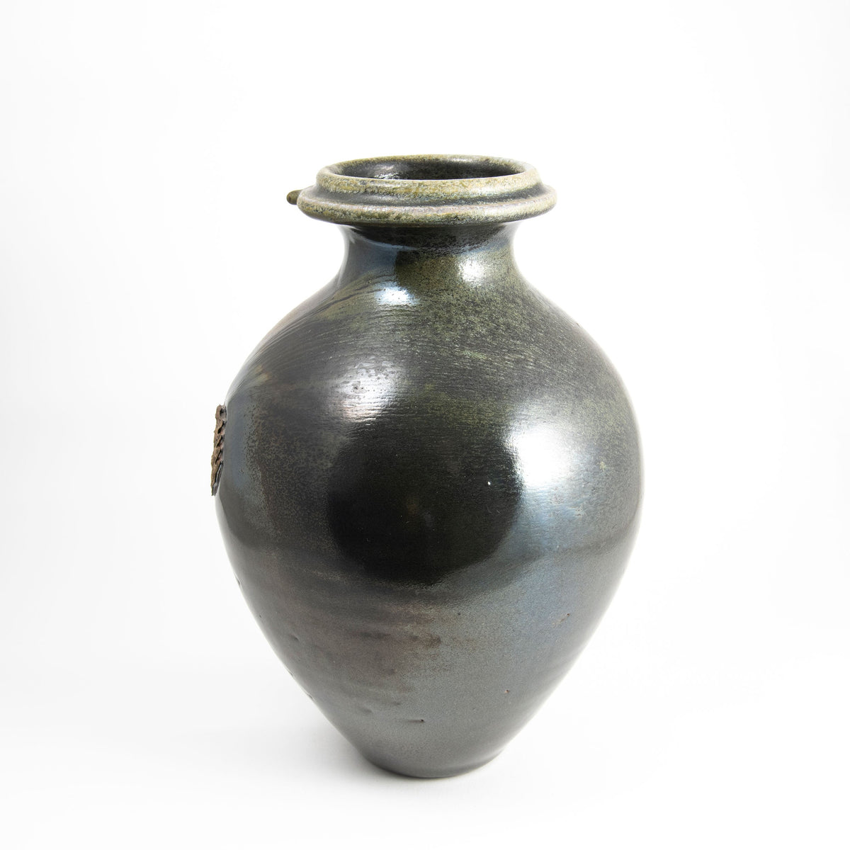 Vase Rond Kaki