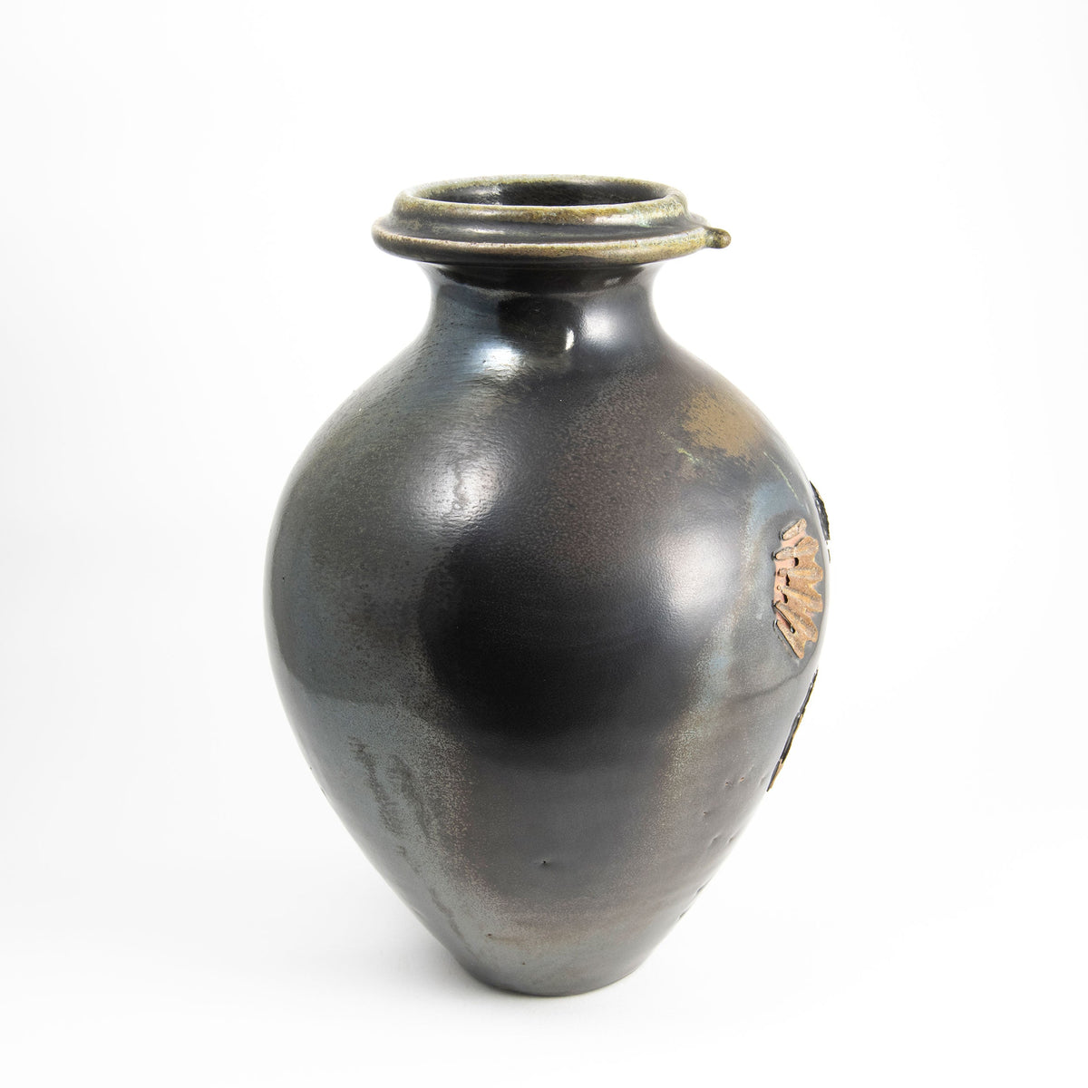Vase Rond Kaki