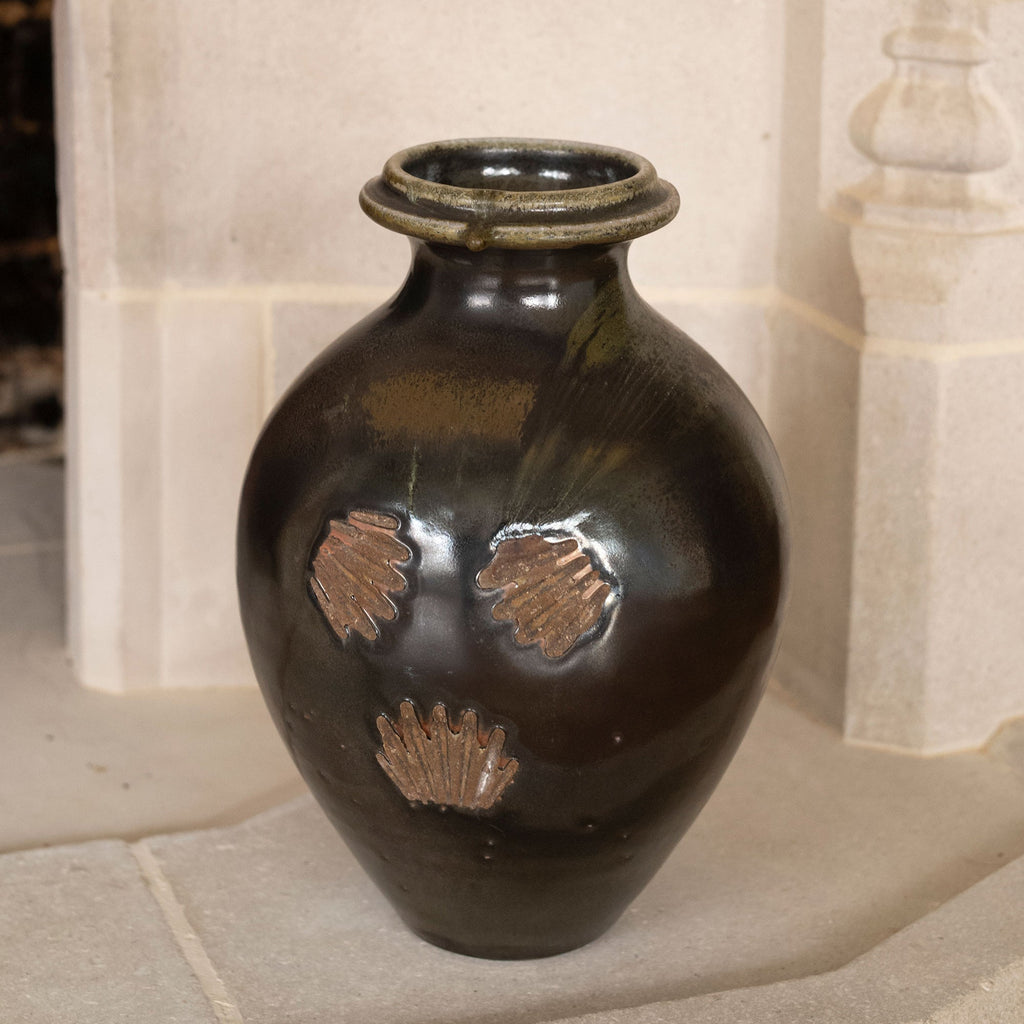 Vase Rond Kaki