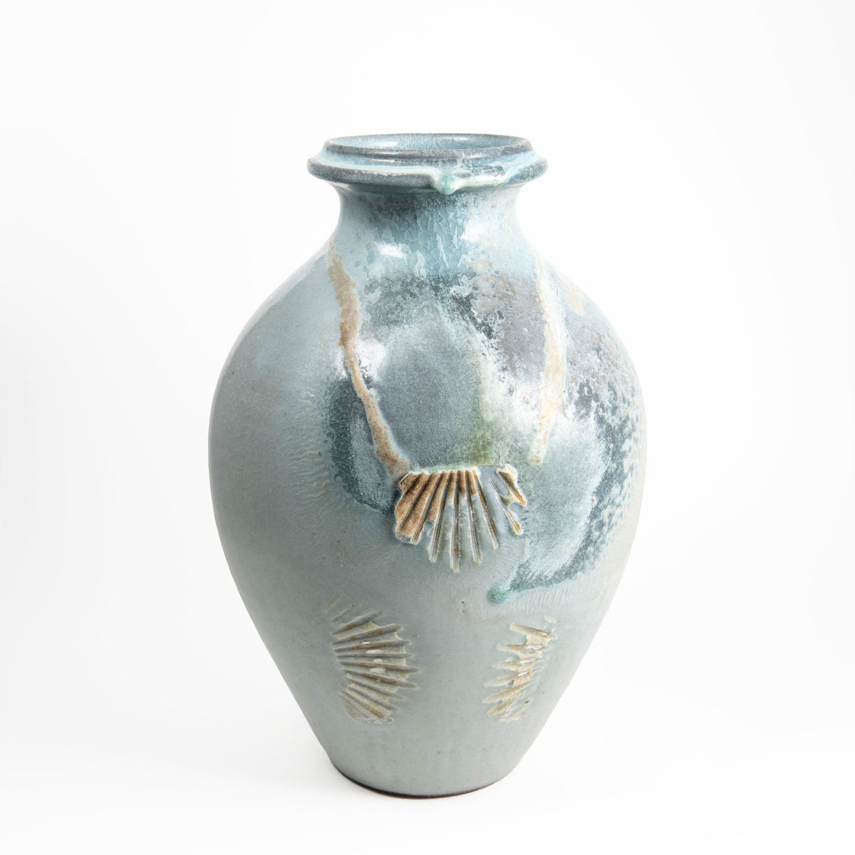 Vase rond céladon