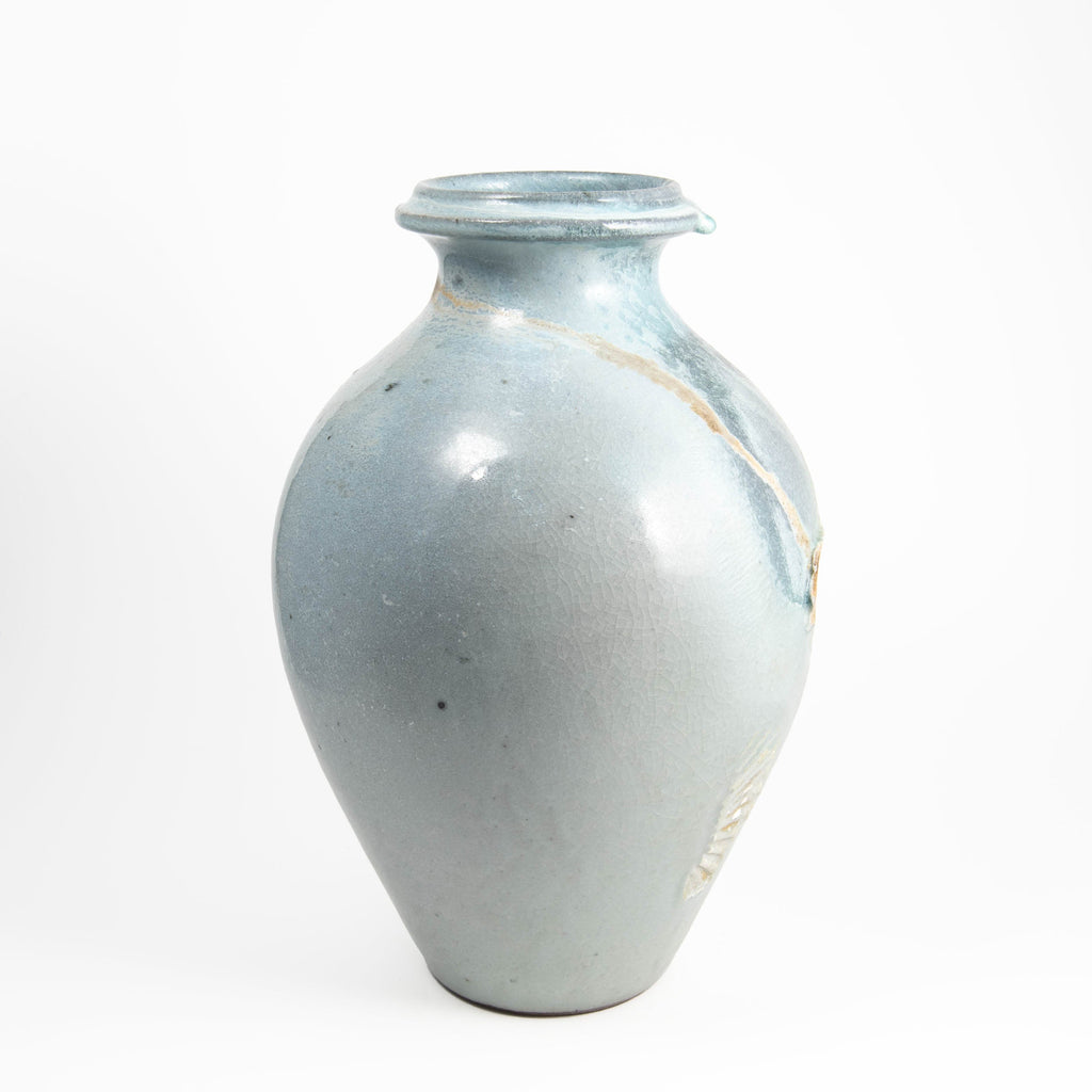 Vase rond céladon