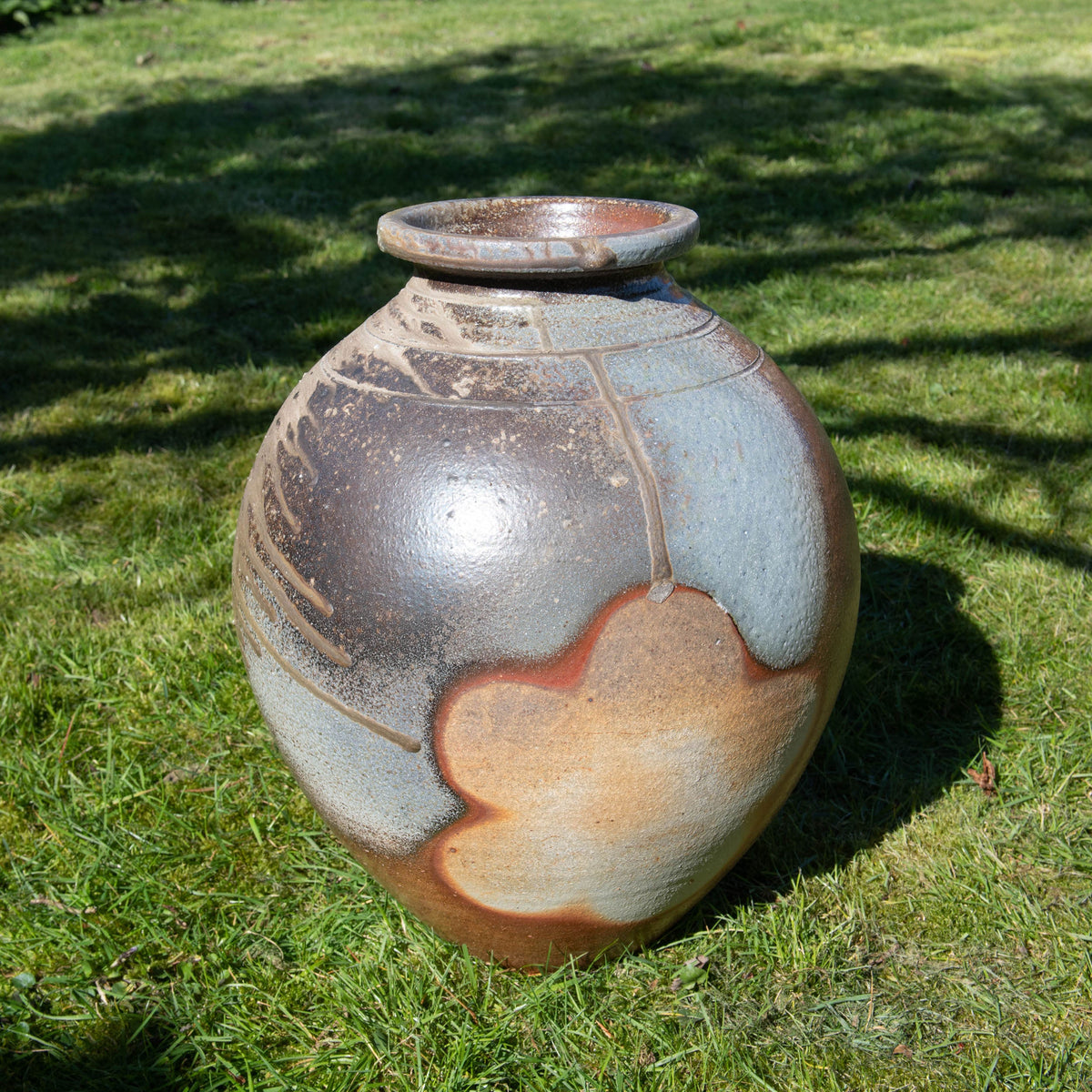 Grand pot en frêne non émaillé