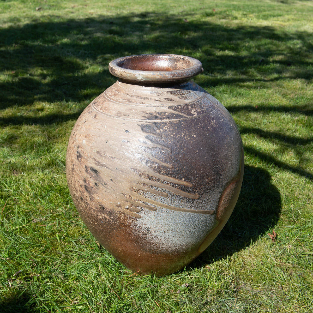 Grand pot en frêne non émaillé