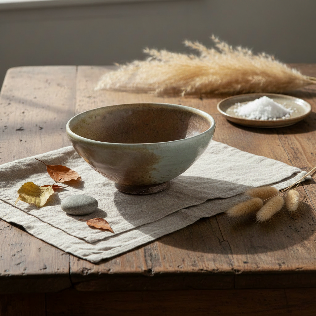 Shino Small Footed Bowl — No Cup