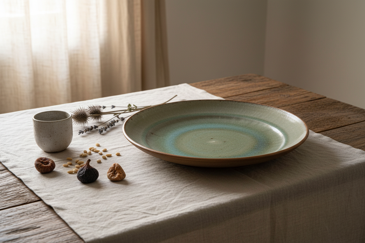 Willow Ash Large Dish - Scene
